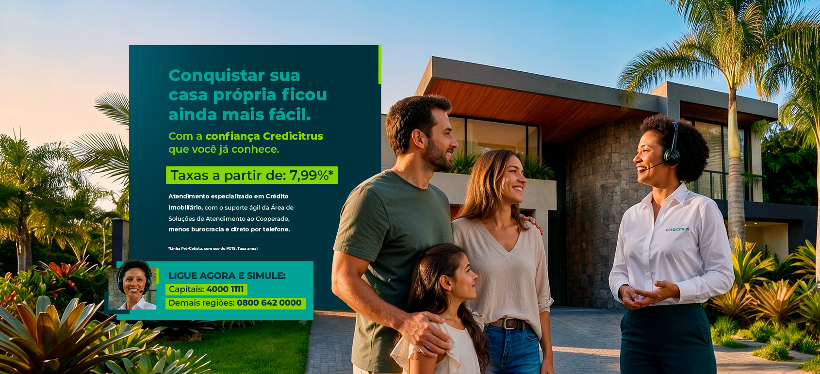 Crédito Imobiliário Credicitrus